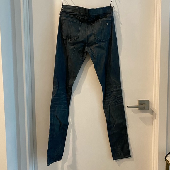 Rag & Bone - Dark Wash Skinny Jeans - Sz 26 - Picture 5 of 5